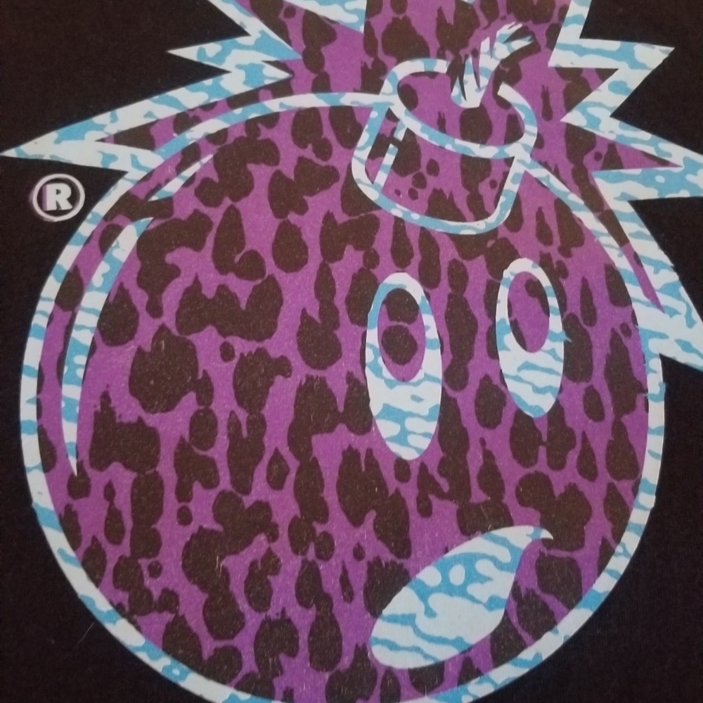 Hundreds- Adam Bomb leopard print T shirt.